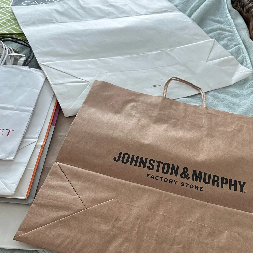 14 Assorted Empty Paper Gift Bags
